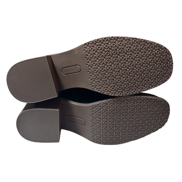 BareTraps Black Ankle Booties with Chunky Heel size 10M - Picture 4 of 7